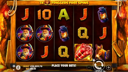 Online slot Gold Rush with multiplier